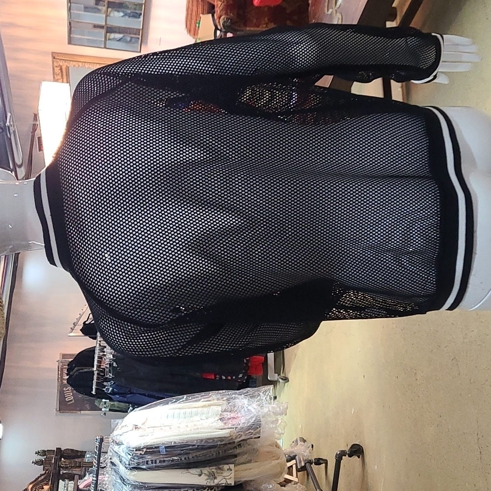 Netted Jersey Jacket - Picture 3 of 7
